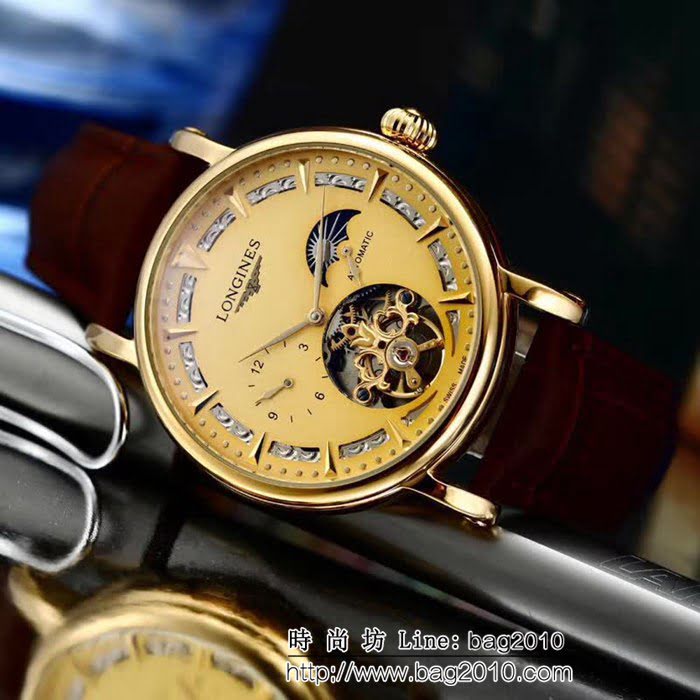 LONGINES浪琴 高級定制 全自動機械 男士腕表 WSS0239